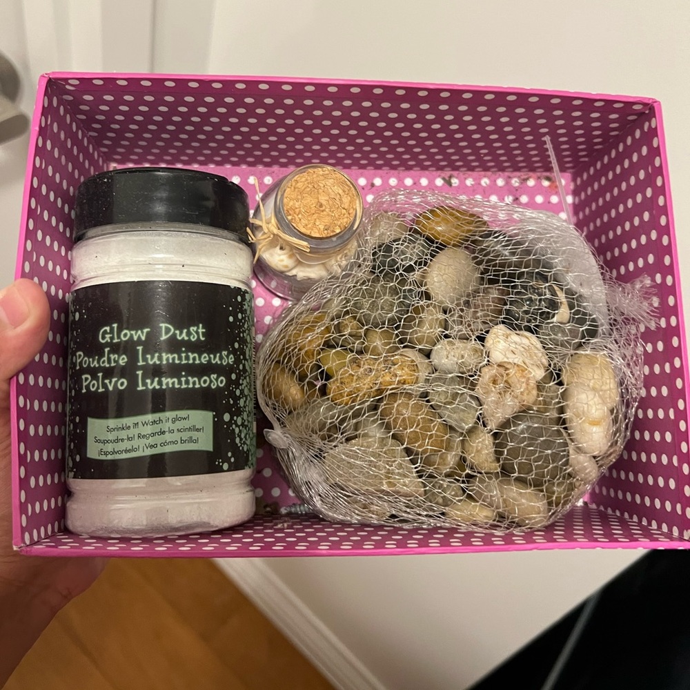 A bundle of craft and art supplies